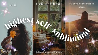 Highest Self Subliminal | Become Her Now | 963 hz (1:11) ⋆˙⟡