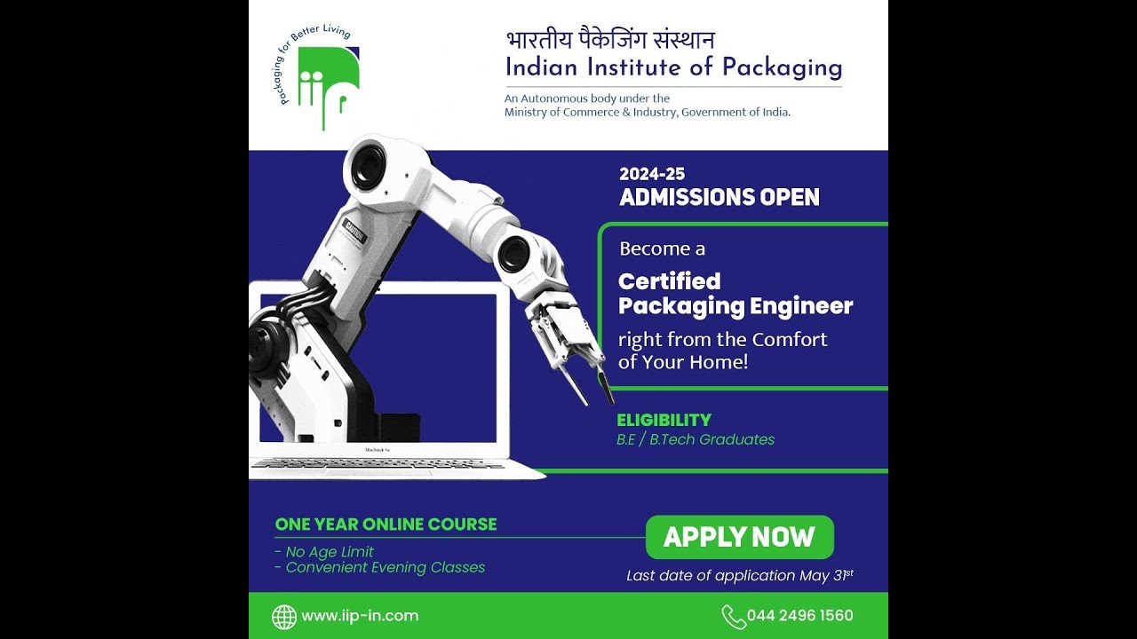 CPE - An One Year Online Course on Packaging 