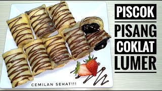 RESEP PISANG COKLAT LUMER || CEMILAN SEHAT || BIKIN CEMILAN PALING GAMPANG