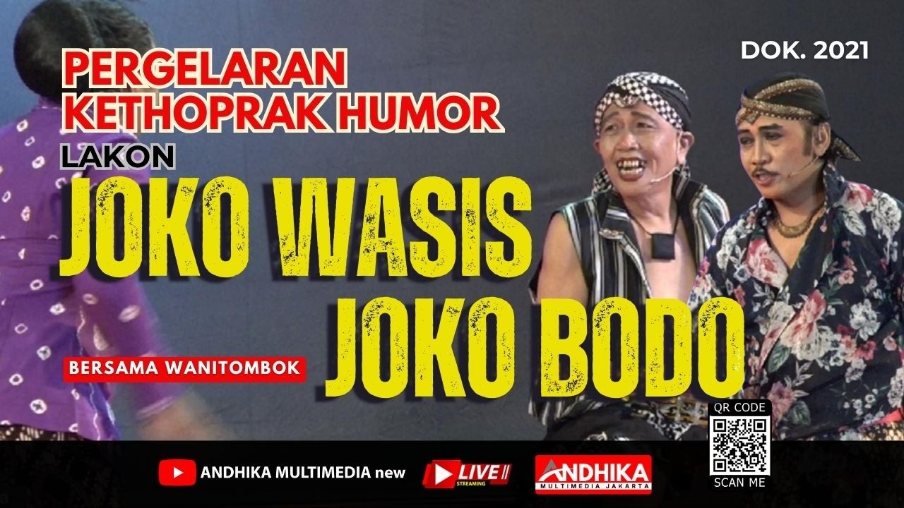🔴KETHOPRAK HUMOR LAKON JOKO WASIS JOKO BODO BINTANG TAMU : MARWOTO