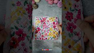 Create a quilted square coaster: Perfect for any table!