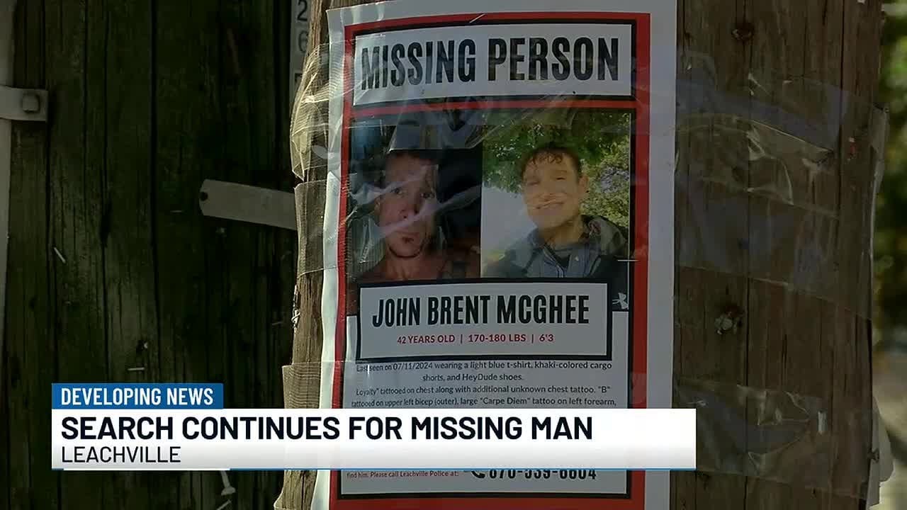 Search continues for missing Leachville man - YouTube