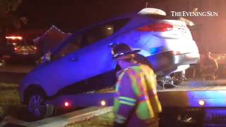 Vehicle In Ditch On Abbottstown Pike