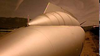 Nuclear weapon pod and fuel tank from B-58 Hustler bomber. #4