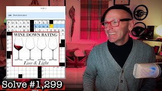 Let's Solve this Tuesday NYT Crossword by Jonathan Raksin! Let's Wine Down!🍷