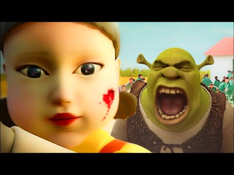 Shrek JOINS Squid Game