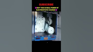 😈REAL POWER OF ELECTROSTATIC CHARGE😈🔥#shorts #charge #experiment #electrostaticharge #science #viral