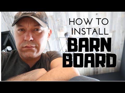 How to install barn board.  On a ceiling!!! From START to FINISH!
