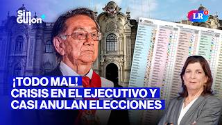 BALCÁZAR PODRÍA SER CENSURADO Y ELECCIONES CASI ANULADAS | SIN GUION CON ROSA MARÍA PALACIOS