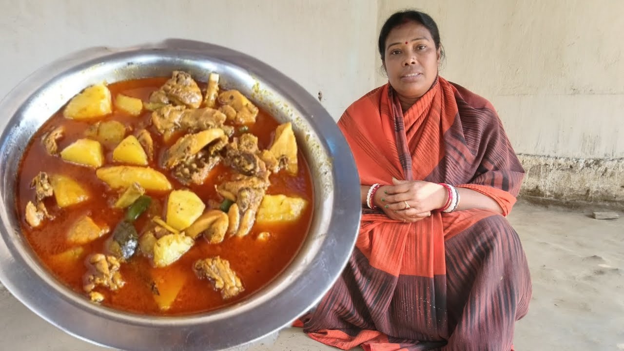 ওলকপি দিয়ে মুরগির মাংস রান্না করলাম, এর স্বাদ জুড়িমেলা ভার