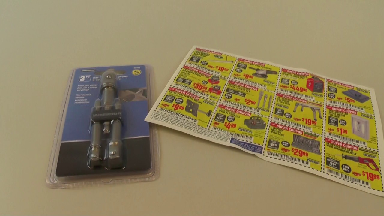 Harbor Freight Hex Drill Socket Drivers REVIEW YouTube