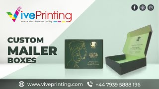 Turn all your creative packaging ideas to reality using Custom Mailer boxes || VivePrinting
