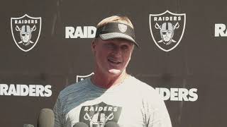 Jon Gruden: It's Hard To Find Great Pass Rushers