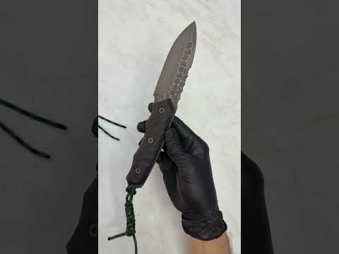 Туристичний ніж Dino ручна робота сталь Х12МФ KN34, відео 1