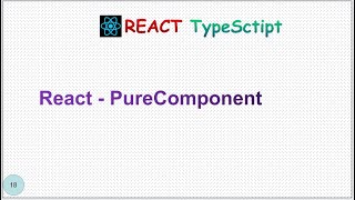 ReactJS Tutorial - 18 -  Pure Components for beginners