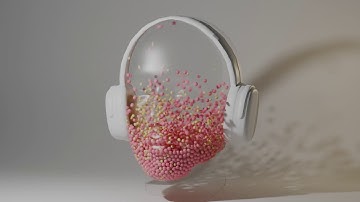 This is what music looks like in your head - Blender - Molecular script