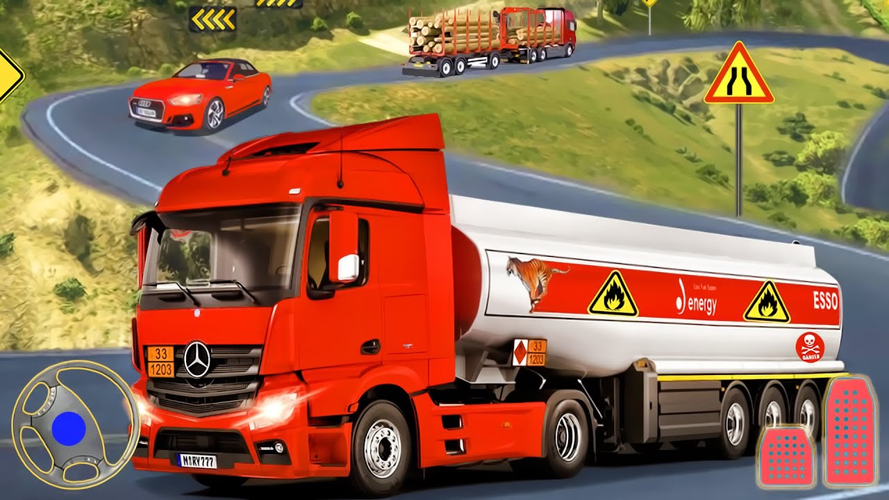 Offroad Oil Tanker Cargo Truck Driving - Transport Truck Drive 3D Game | Android Gameplay