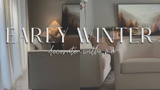 Early Winter Decorate With Me 2025 Living Room Updates