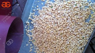 Soybean Peeling  Machine Work Video