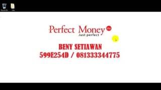 Cara menambah rekening, Transfer Uang, Deposit, dan Withdraw di Perfect Money