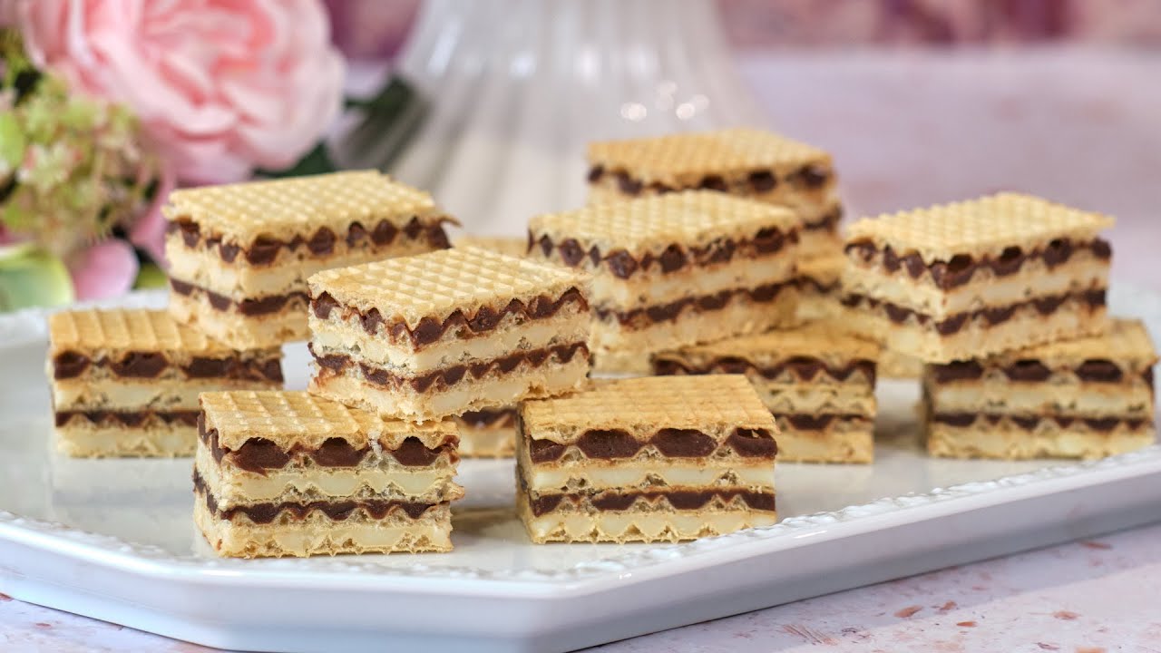 Великолепное вафельное печенье - очень вкусное, очень быстрое приготовление.