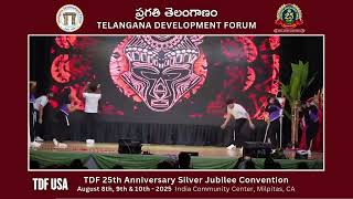 Dance Performance Program Tdf Silver Jubilee Convention Telangana Development Forum - Usa