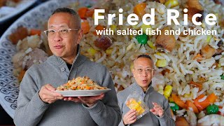 Another type of fried rice salted fish chicken fried rice | chicken salted fish fried rice