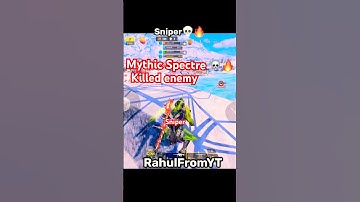 Mythic Spectre 💀🔥 Killed enemy - BR - CODM #callofduty #gaming #mythic #spectre #sniping  #shorts