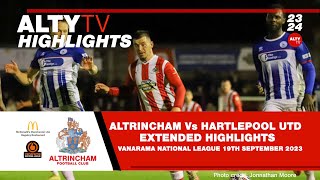 Match Day Programme - Hartlepool United – Altrincham FC