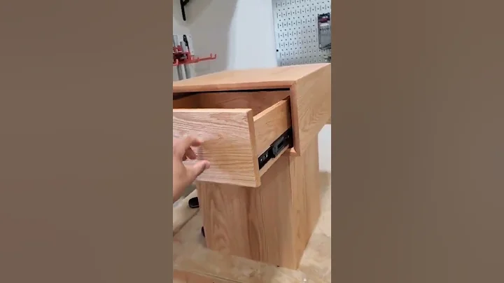 Handmade Oak Nightstand #shorts #woodworking