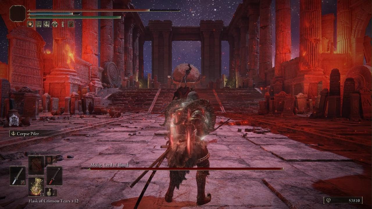 ELDEN RING Mohg Lord of Blood Boss NG+2 Rivers of Blood Seppuku - YouTube