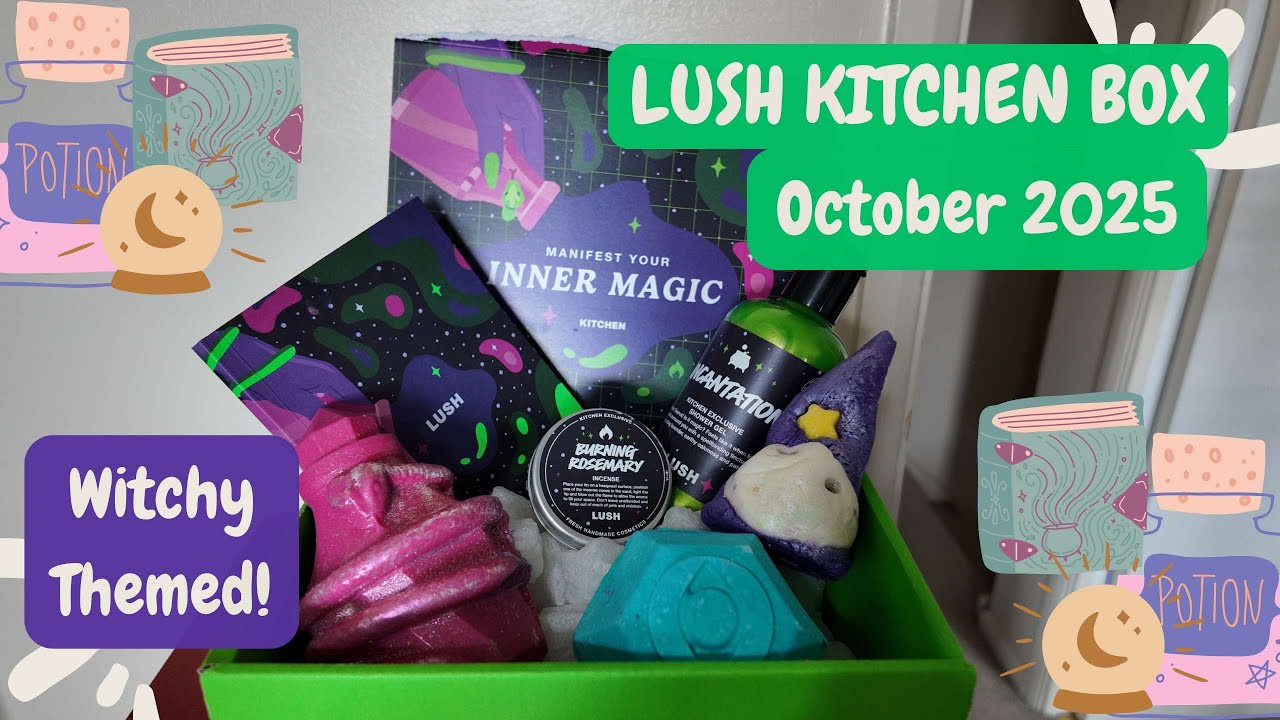 Spooky, Witchy Themed Box | LUSH KITCHEN BOX | October 2025