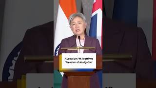 Australian FM Reaffirms ‘Freedom of Navigation’ | Taiwan Talks #shorts