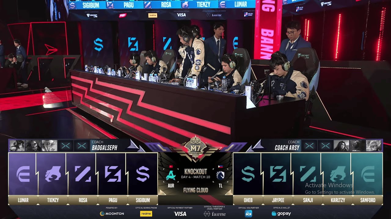 GAME KE 3 TLPH VS AURORA GAMING, SANFORD MENGGILA DENGAN ARLOTT NYA