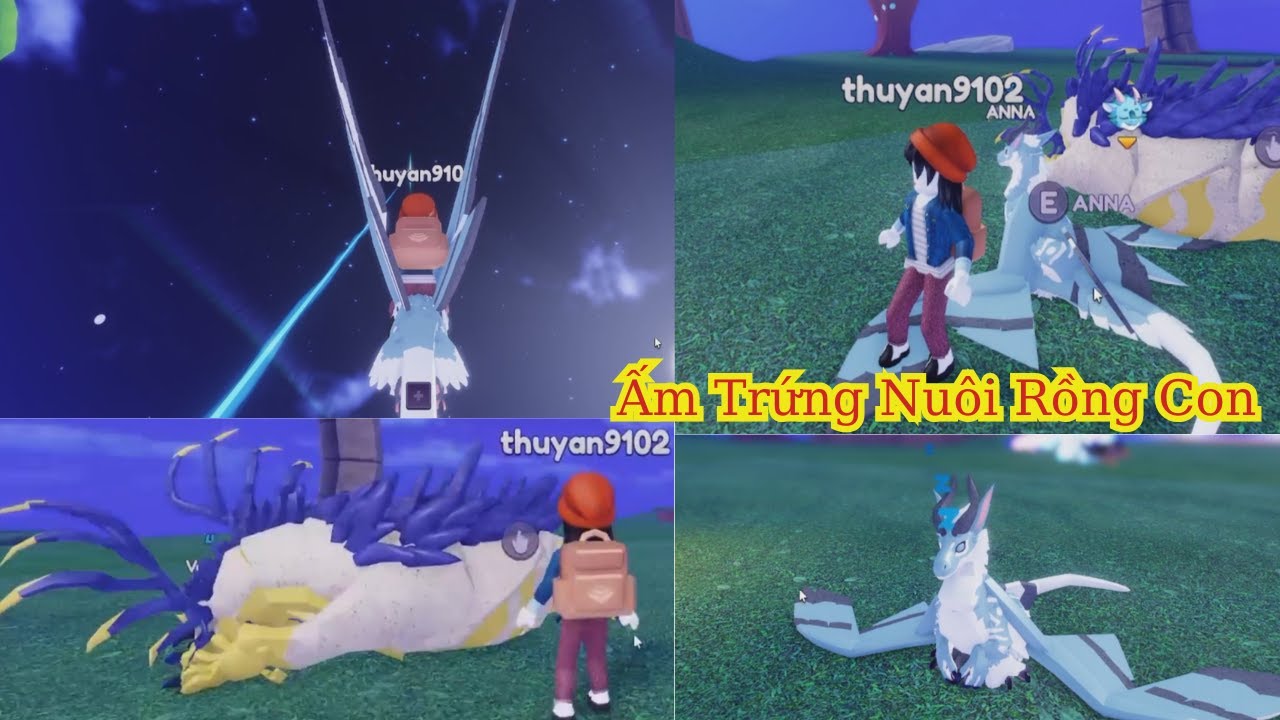 Outline Video Roblox Ấm Trứng Nuôi Rồng Con #roblox #game #gameming