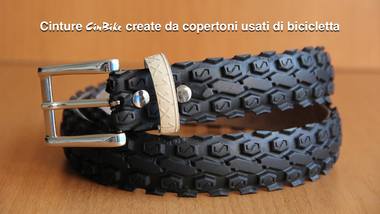 Belts in tire of bicycle CinBike - YouTube