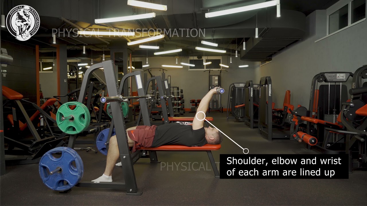 Barbell French Press ( Французский жим штанга ) YouTube