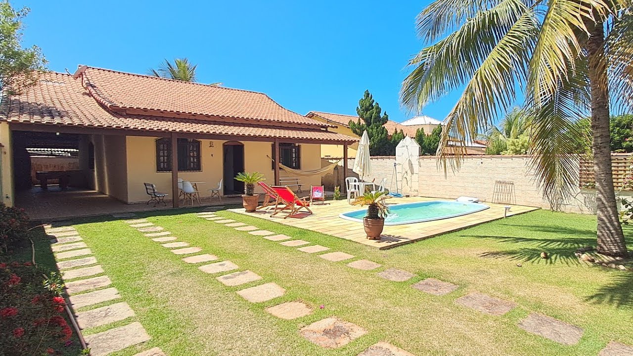 300 METROS PRAIA - CASA À VENDA EM JACONÉ SAQUAREMA 3 QUARTOS ÁREA GOURMET GARAGEM...