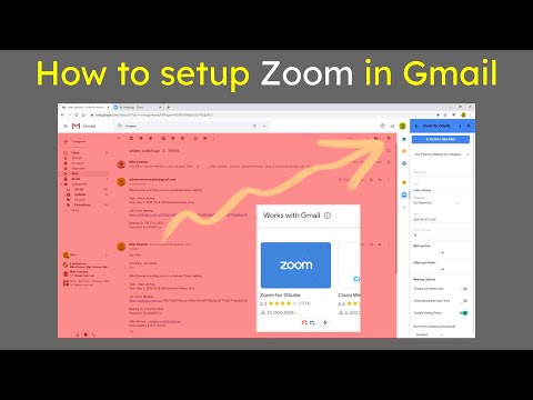 Video How to setup Zoom in Gmail just like that - youtube