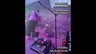 X20 Quad Cortex live at Red Rocks #guitarpedals #pedalboard #guitar #quadcortex