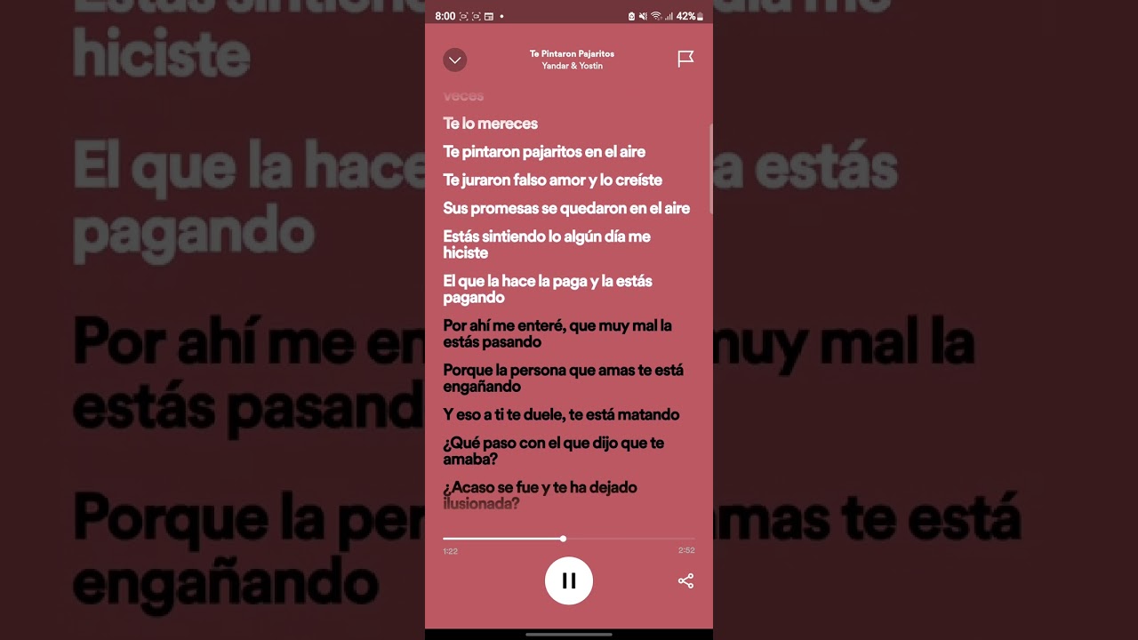 TE PINTARON PAJARITOS (YANDAR & YOSTIN, ANDY RIVERA) LETRA