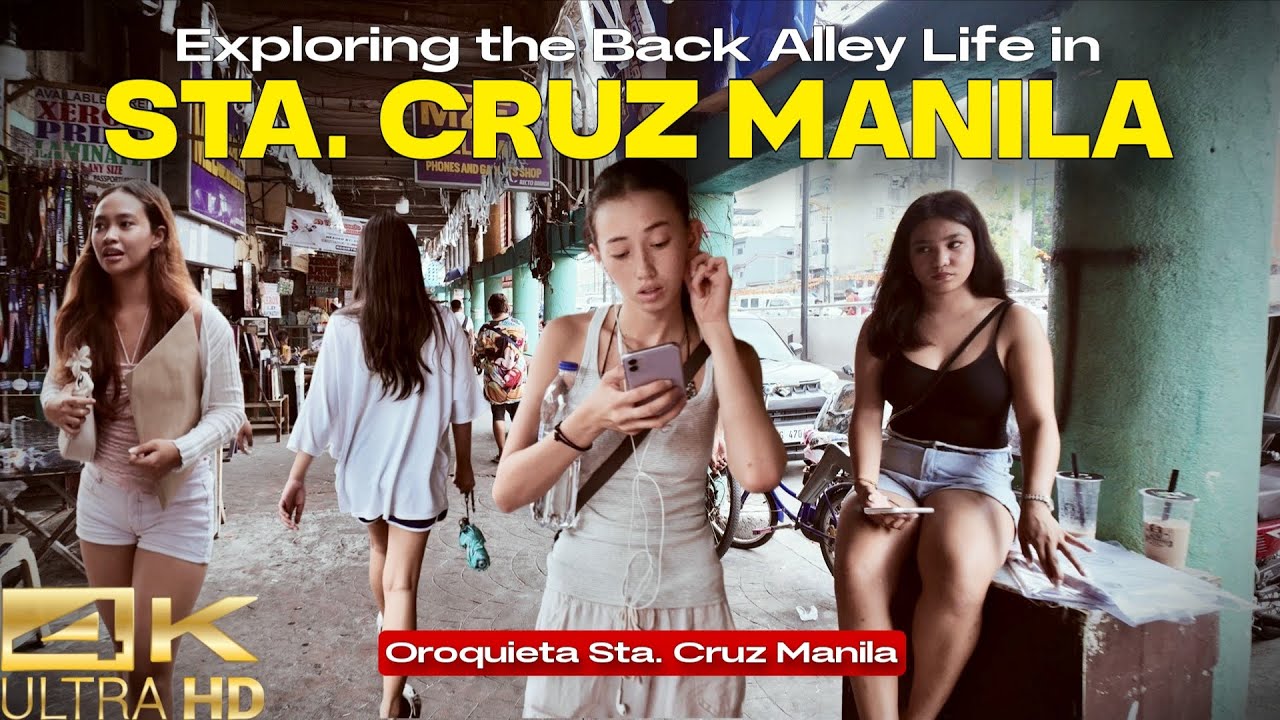 Walking Through Infamous Oroquieta St. in Sta. Cruz Manila Philippines [4K] 🇵🇭