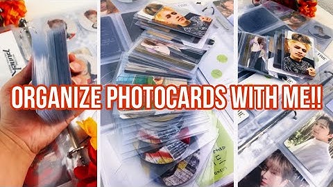 sorting and organizing my new kpop photocards! | September 2020