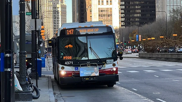 CTA 2012 New Flyer D60LFR (4371) on Route 147 Outer DuSable Lake Shore Express