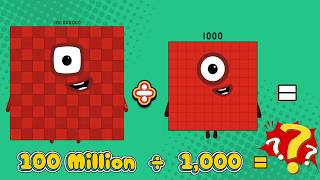DIVIDE SMALL AND GIANT NUMBERBLOCKS | LEARN SMALL AND BIG NUMBER DIVISION | COLORART_ID