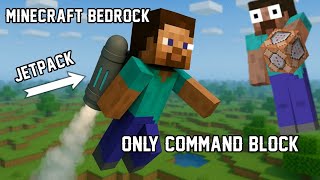 How to make jetpack in Minecraft Bedrock | Minecraft Commands | ElixirGamerz