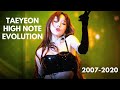 태연 벨트&고음표 진화 | Taeyeon Belts & High Note Evolution Part 1 | 2007-2020