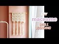 U Macrame l 쉽게 따라하는 마크라메 W 벽장식/월행잉 만들기(diy macrame wall hanging/macrame tutorial)