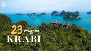 BEST 23 ATTRACTIONS IN KRABI | 23 สุดยอดที่เที่ยว กระบี่