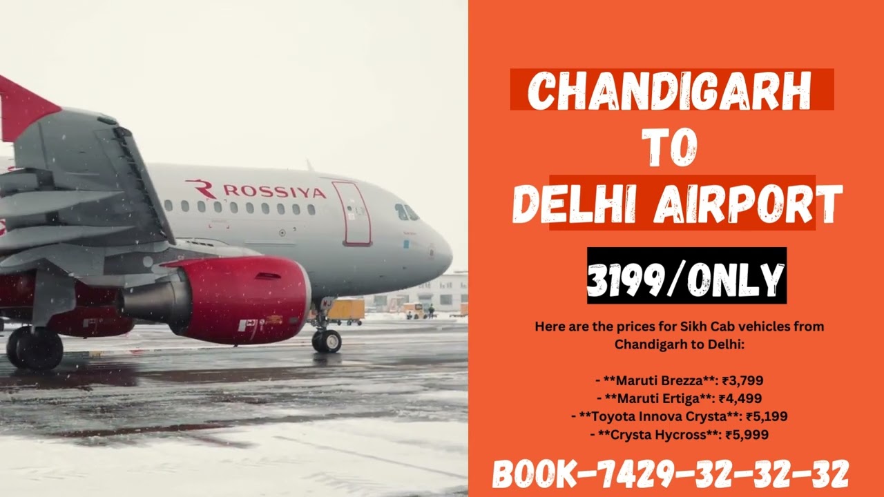 How about "Comfortable Sikh Cab Service: Chandigarh to Delhi Airport Taxi Ride"? 🚕